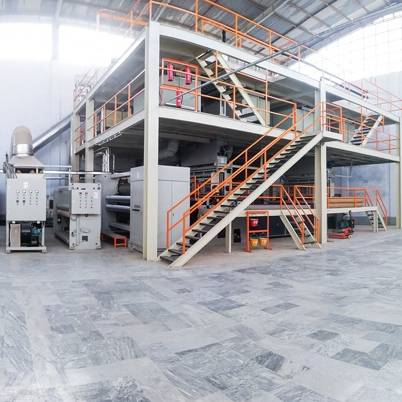 Maskin for fremstilling av spunbonded nonwoven stoff Maskin for fremstilling av spunbonded nonwoven stoff